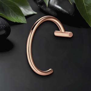 Surgical Steel Lip Ring in Classic Style, Lip Fashion, No Piercing Jewelry, Clip-On Lip Ring, Fashion Lip Ring, Faux Lip Piercing