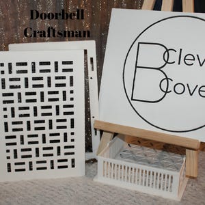 Decorative Doorbell Cover Craftsman