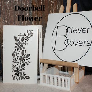 Decorative Doorbell Cover Flower