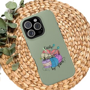 Knitting Lover Iphone Case, Magnetic Tough iPhone Case for iPhone 16,15,14,13, Aesthetic Phone Case