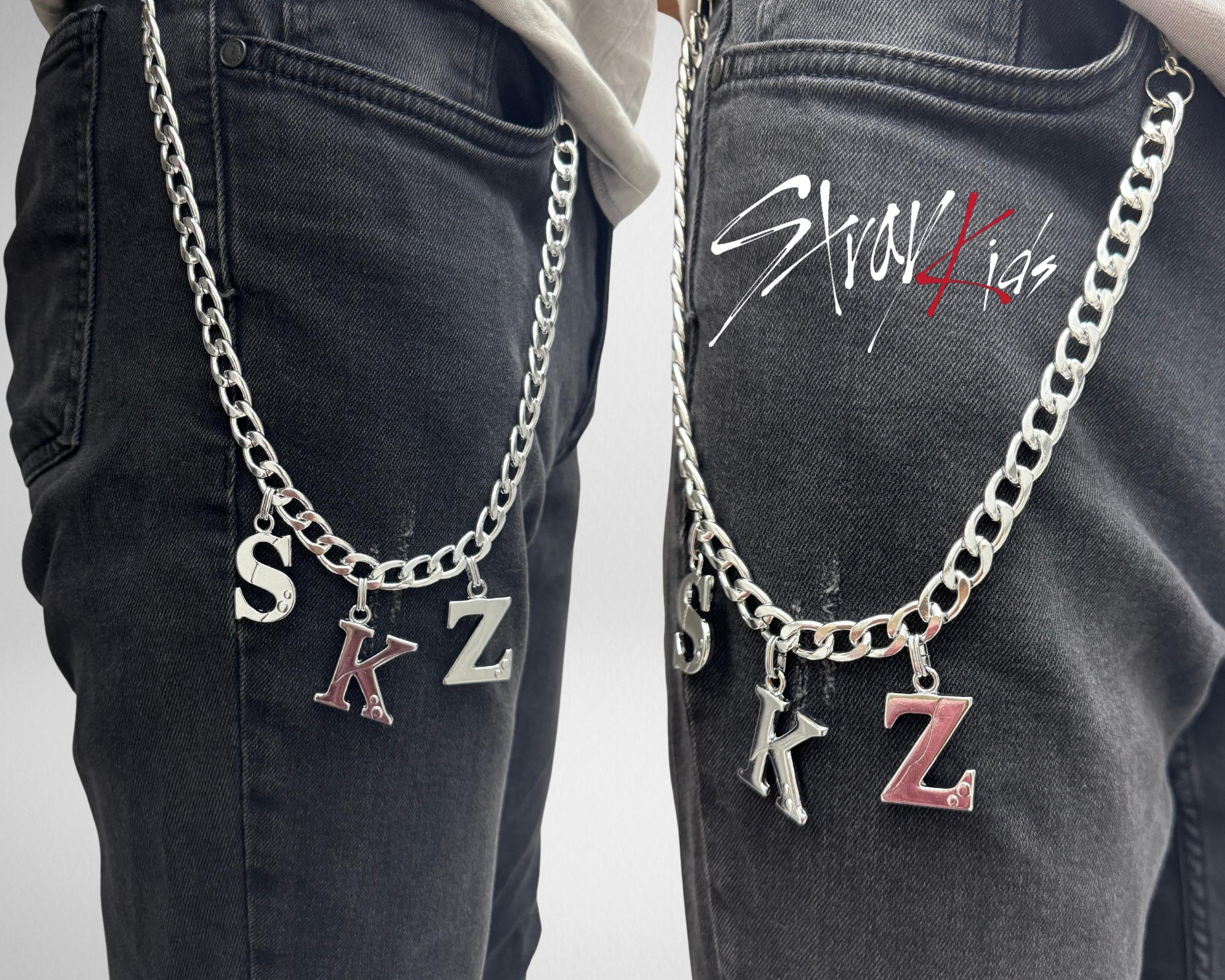 Stray Kids ハン着用★VVV★PEACE PENDANT BEADS NEACKLACE VVV】Peace Pendant Beads Pearl Necklace (Stray Kids 着用
