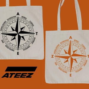 Kpop Ateez Yunho Duffel Bag, Ateez Travel Bag, K-pop