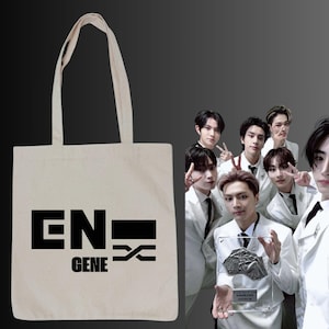 Enhypen Bag, enhypen tote bag, engene, engene gift, kpop gift, Jungwon, Heeseung, Jay, Jake, Sunghoon, Sunoo, Niki