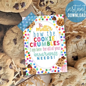 Cookie Verzekering Klantwaardering Afdrukbare cadeaukaartjes Hoe het koekje ook al uw verzekeringsbehoeften vernietigt Klant komt langs traktaties