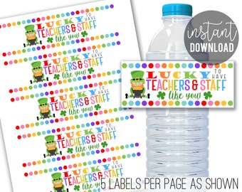 Coastal Beach Theme Party, Appreciation Water Bottle Labels, Rest and  Hydrate Teacher Staff Employee Team Thank You Printable Decor