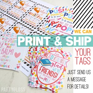 Bounce House Birthday Party Printable Favor Tags, Rainbow Bouncy Trampoline Tag Jump Gift Guest Swag Bag Thanks For Bouncing By My Party image 4