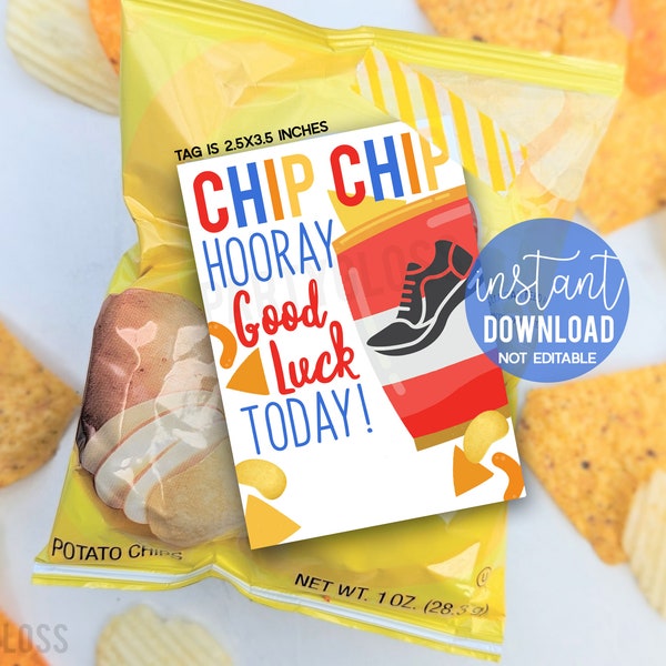 Cross Country Chip Chip Hooray Good Luck Today Printable Gift Tags X Country Meet Match Long Distance Snacks Bag Chips Tag Runners Running