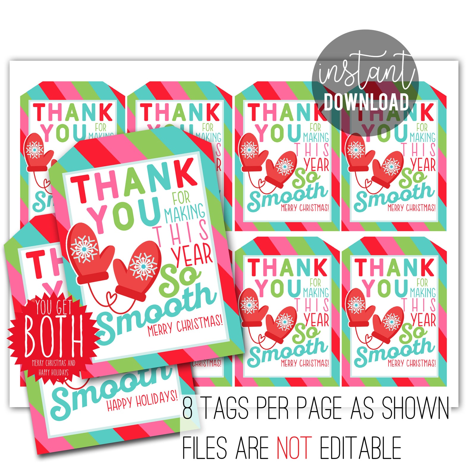 Smooth Year Teacher Staff Team Lotion Christmas Printable - Etsy