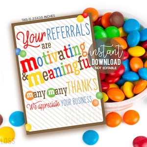 Etiquetas de presente imprimíveis de apreciação de referência, cliente MM Suas referências de marketing, obrigado, seguro hipotecário imobiliário, saúde residencial