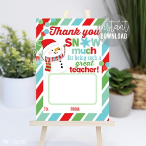 Portacarte regalo stampabile per insegnanti / Portacarte regalo per insegnanti / Idee regalo per insegnanti / Regalo facile per insegnanti / Buono regalo per chiunque / Regalo per insegnanti