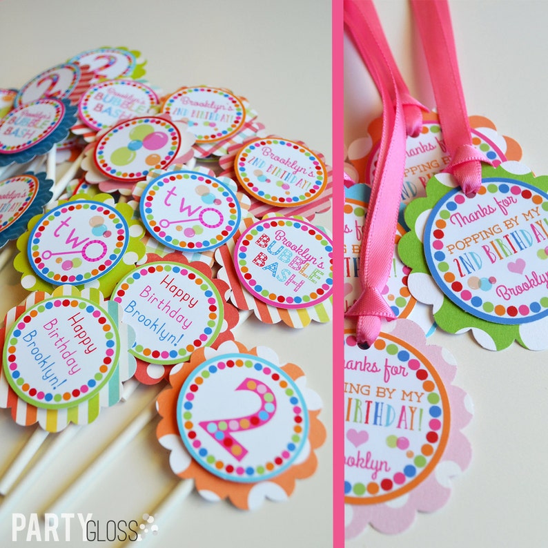 Bubbles Birthday Party Decorations Fully Assembled Etsy