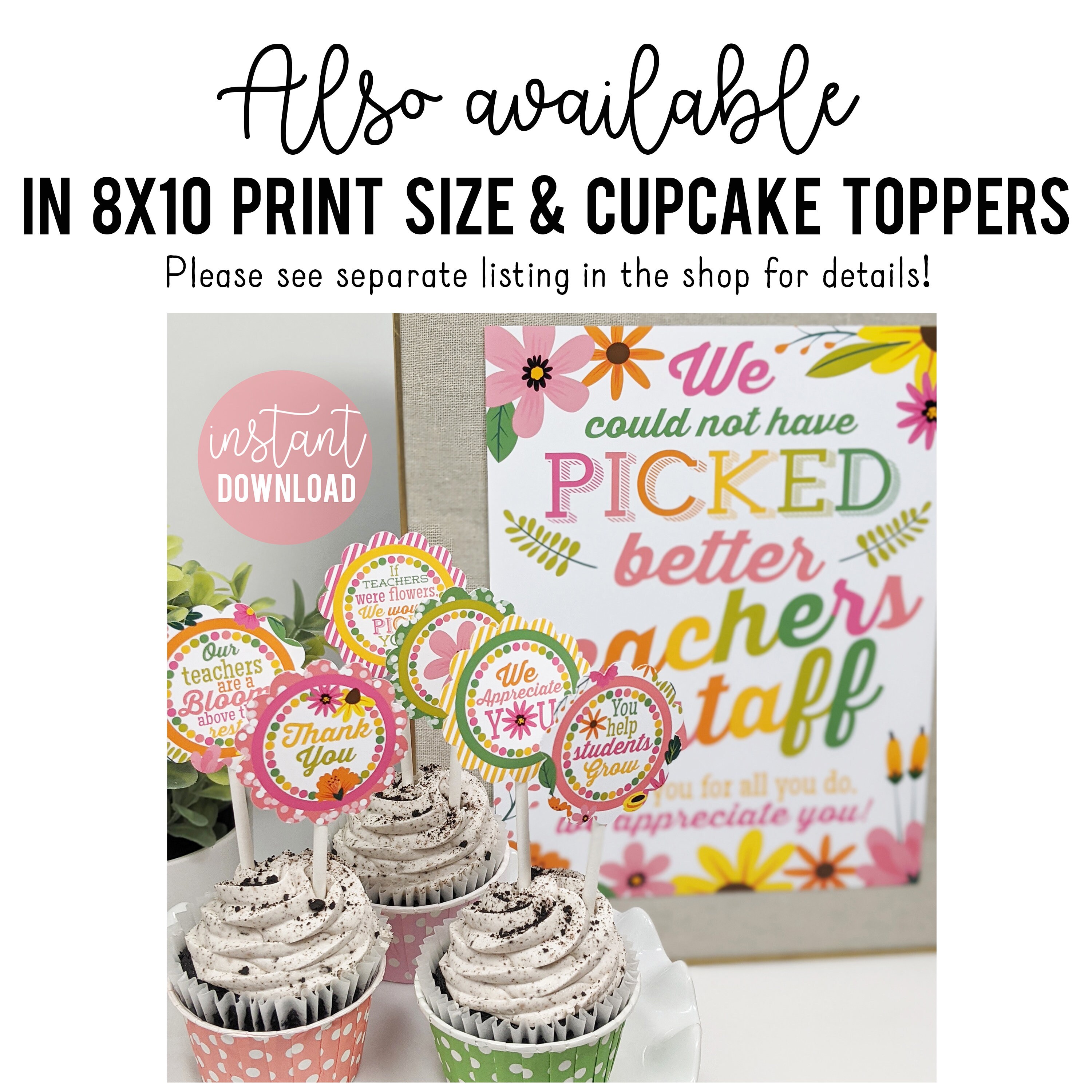 Teacher Appreciation Poster Design Printable Poster | Etsy