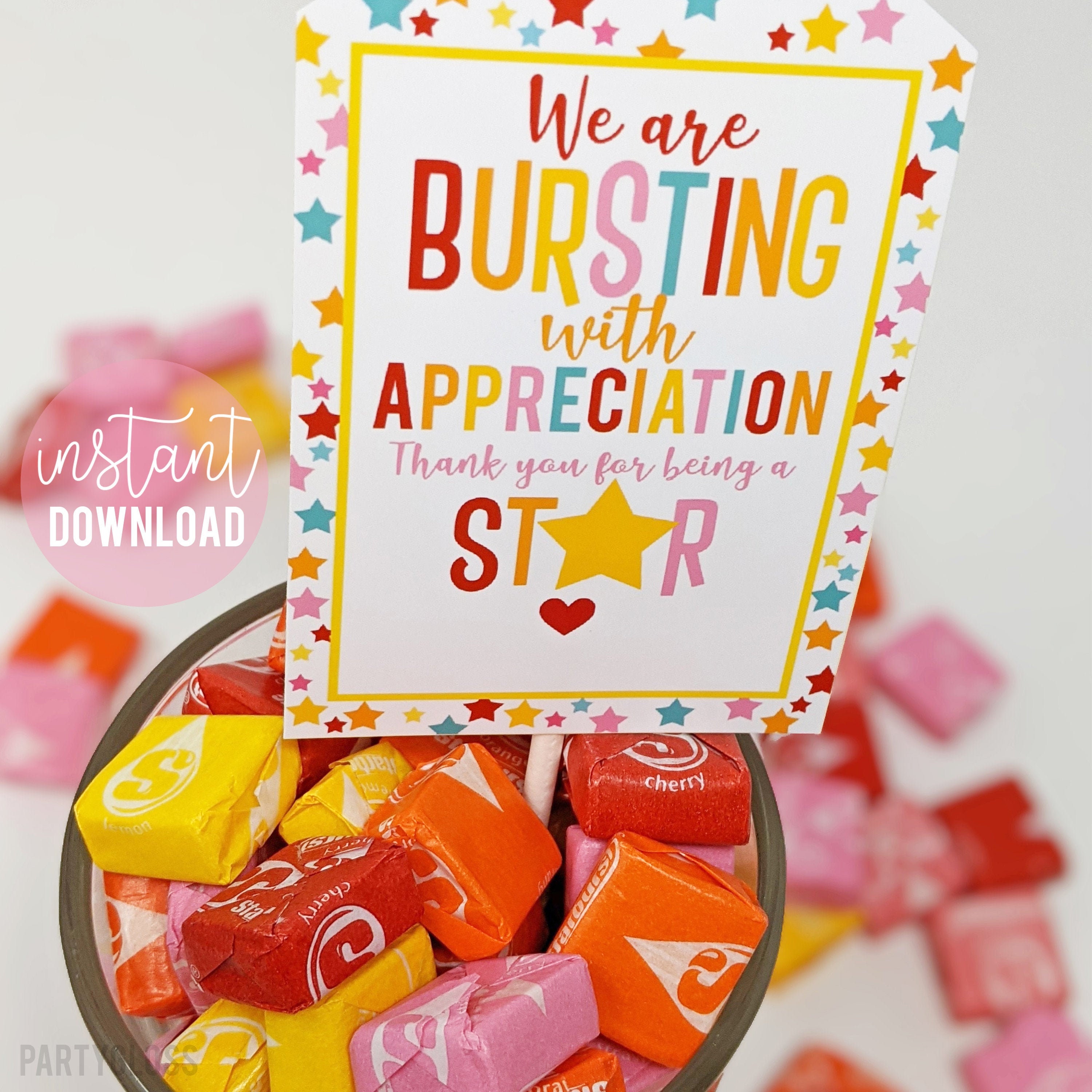 Editable Valentine's Day Team Appreciation Tag, Printable Sports Treat Gift  Tags, Coworkers Employees Staff Faculty School Gameday Matchday 