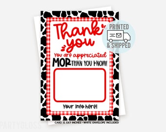 Printed and Shipped Gift Card Holder, Chicken Sandwich Chic Chick Giftcard Holders, Marketing Referral Real Estate, Thank You Appreciation