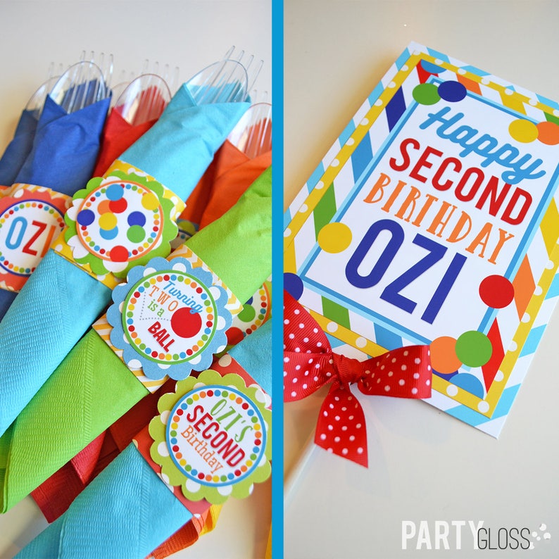 Ball Birthday Party Decorations Package Fully Assembled Etsy