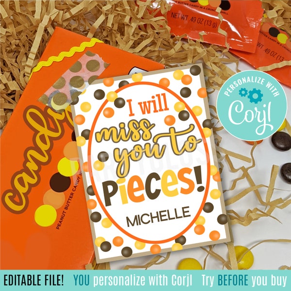 I Will Miss You - Etsy