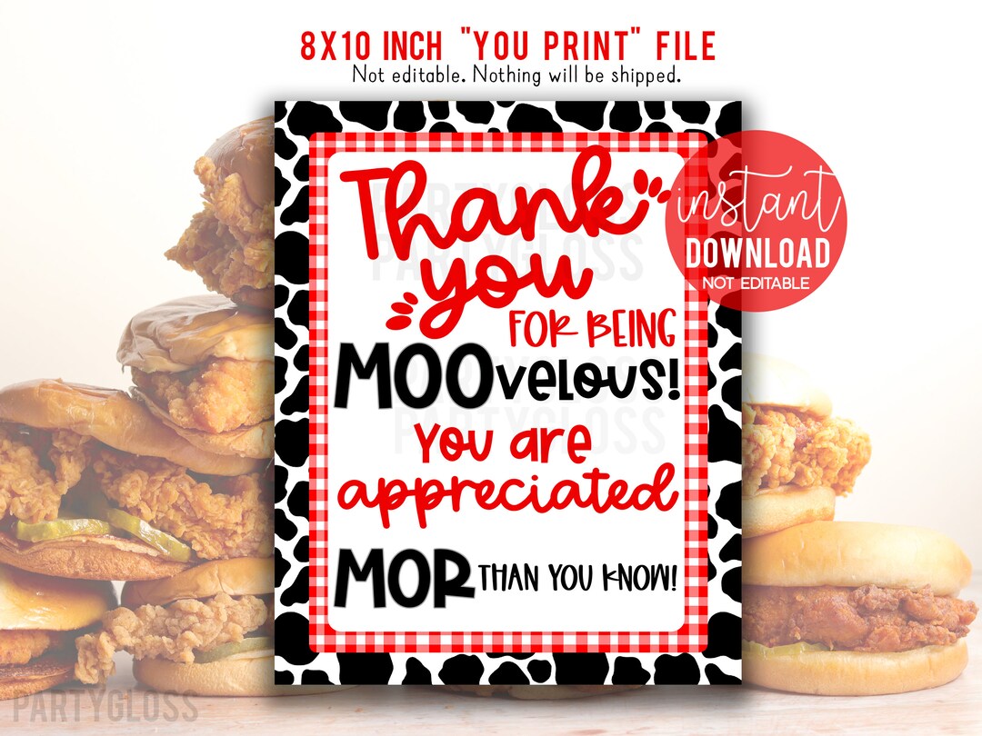 Teacher Appreciation Printable 8x10 Sign, Employee Staff Faculty PTO ...