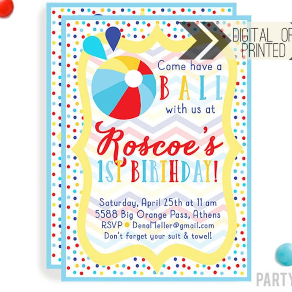 Beach Ball Party - Etsy