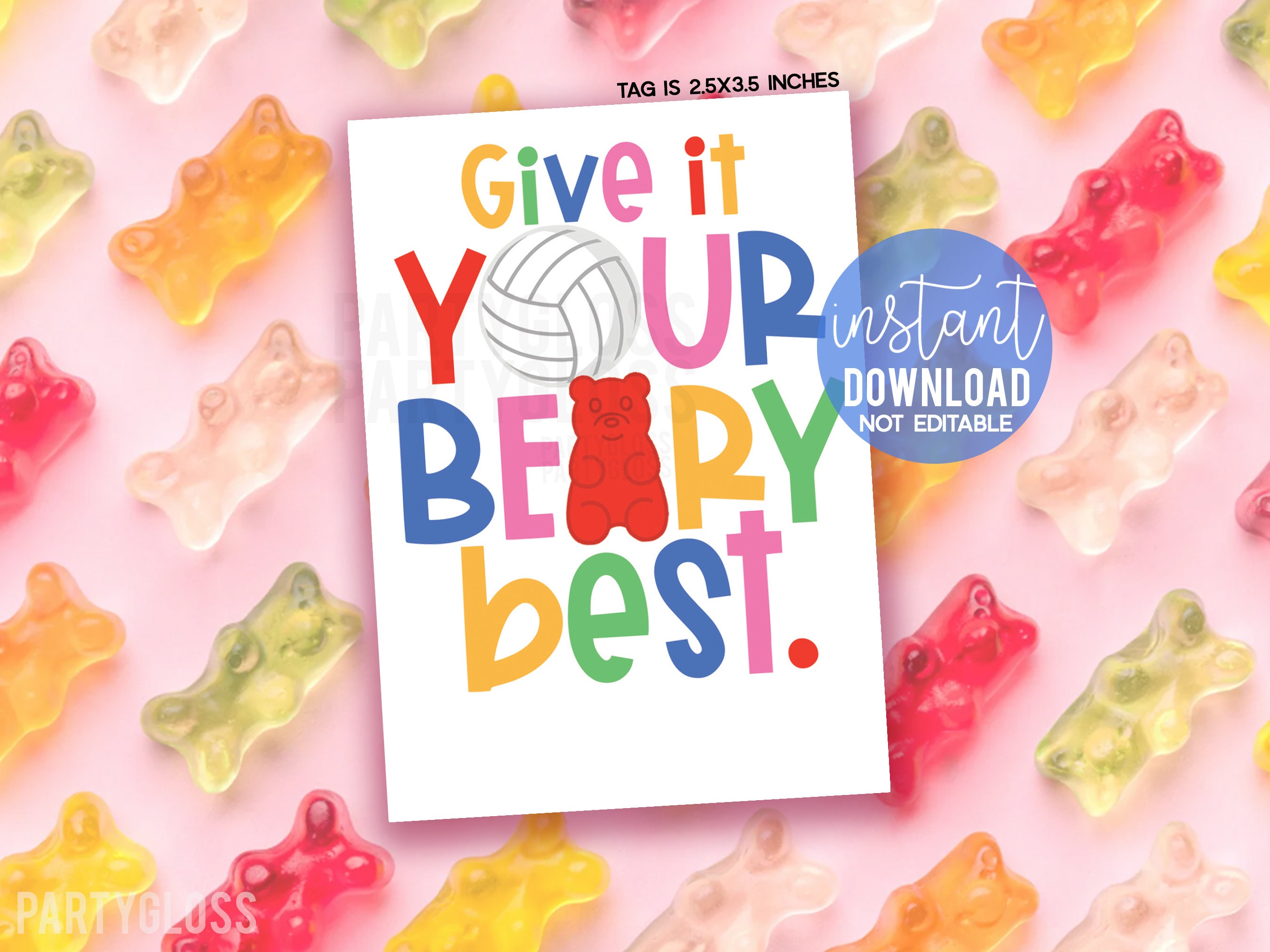 Gummy Bear Candy Bag