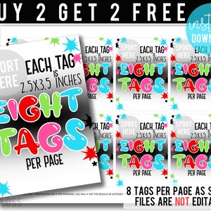 Cheer You Are Going to Rock This Good Luck Printable Gift Tags, Pop ...