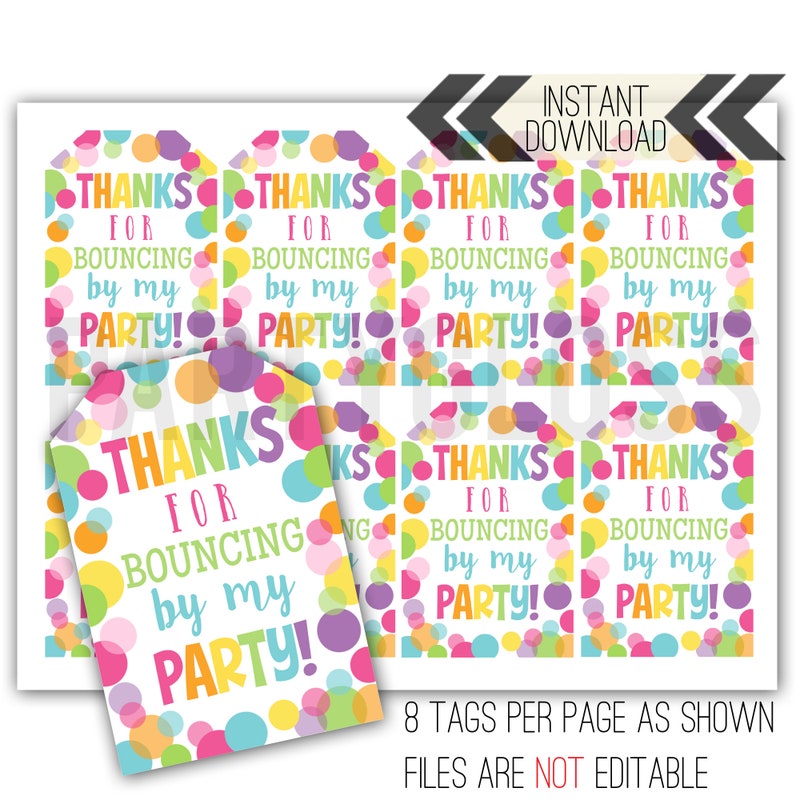 Trampoline Party Favors - Etsy