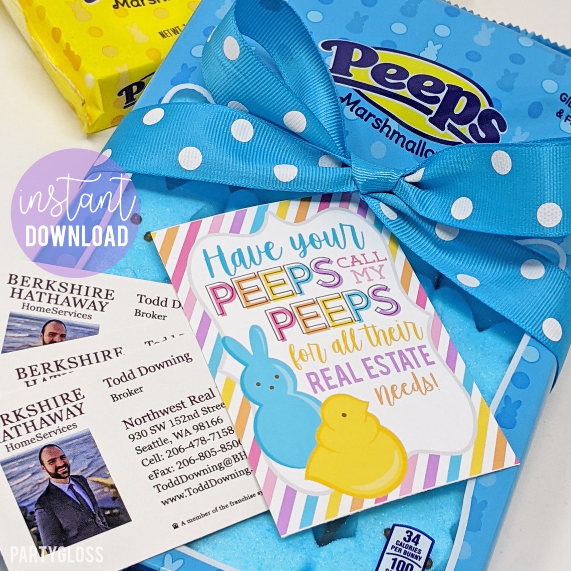 Client Referral Peeps Printable Have Your Peeps Call My | Etsy