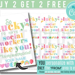 Editable Social Workers Appreciation St. Patrick's Day Printable Tags ...