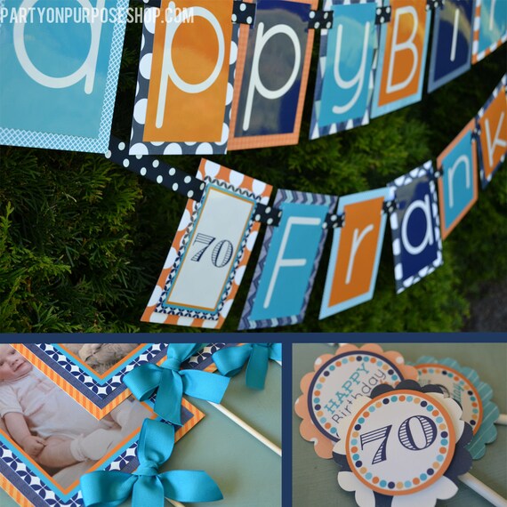 Adult Birthday Party Decorations Package Fully Assembled | Etsy