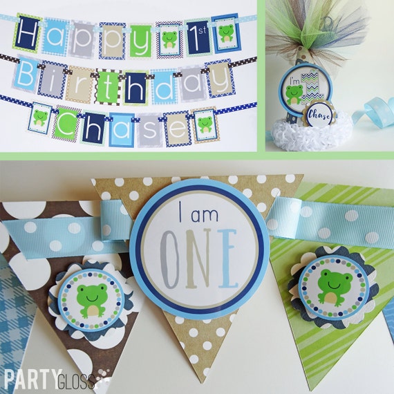 Frog Birthday Party Decorations Fully Assembled Frog Party Etsy