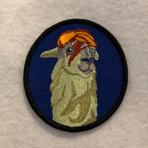 Bowie Llama badge