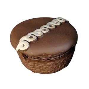 Bolsa de moedas de cupcake de brownie / bolsa de brownie / bolsa de brownie / cupcake falso / brownie falso / bolsa de pão / bolsa de moedas / bolsa de muffin / bolsa de cupcake