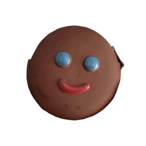 Bolsa de moedas de biscoito de sorriso / Bolsa de biscoito falsa / Bolsa vintage / Bolsa de moedas vintage / Saco de biscoito / Bolsa de biscoito / Bolsa de moeda de biscoito / Bolsa de pão