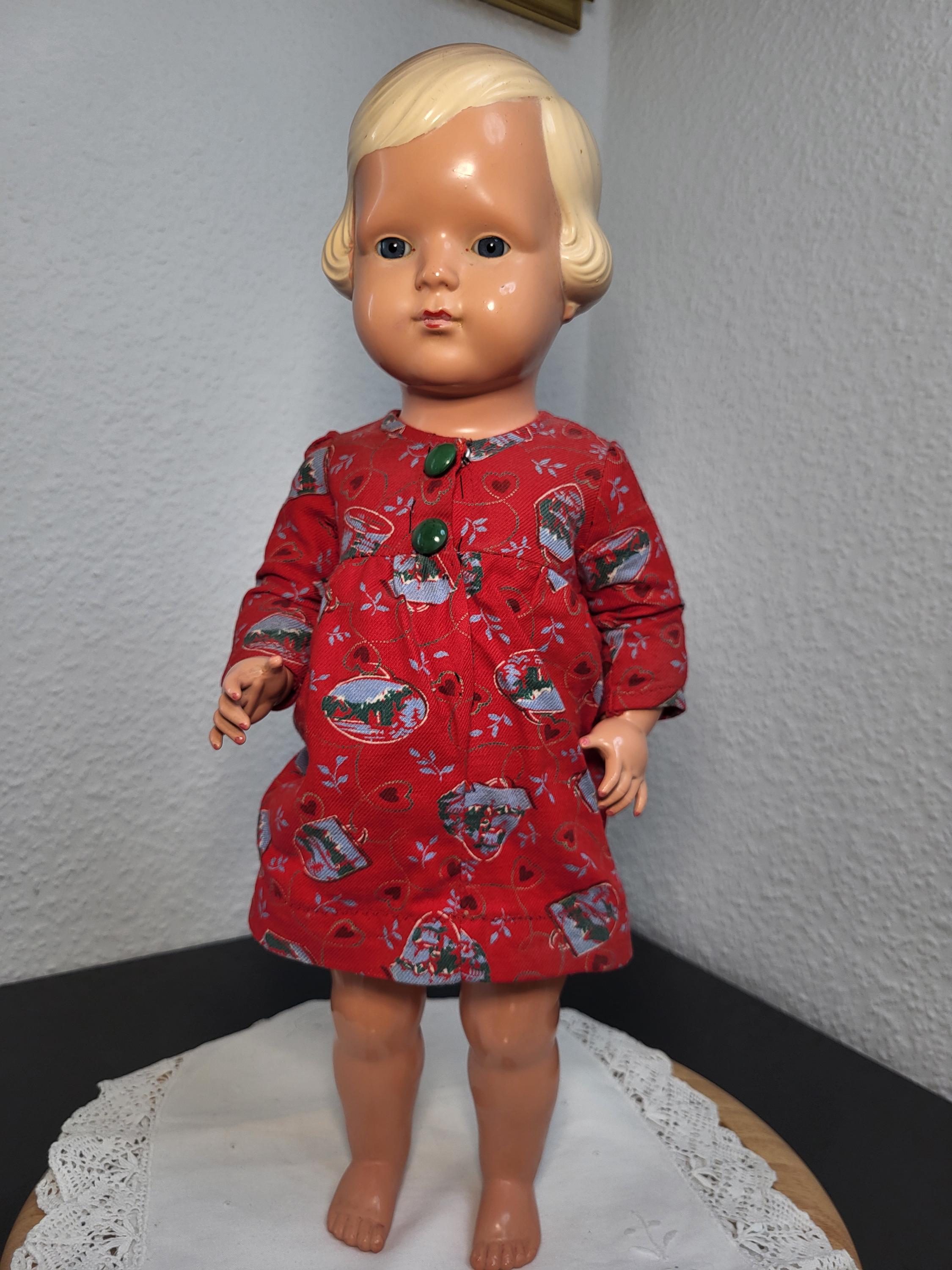 Vintage German Doll, 1950s, 46 Cm - Etsy