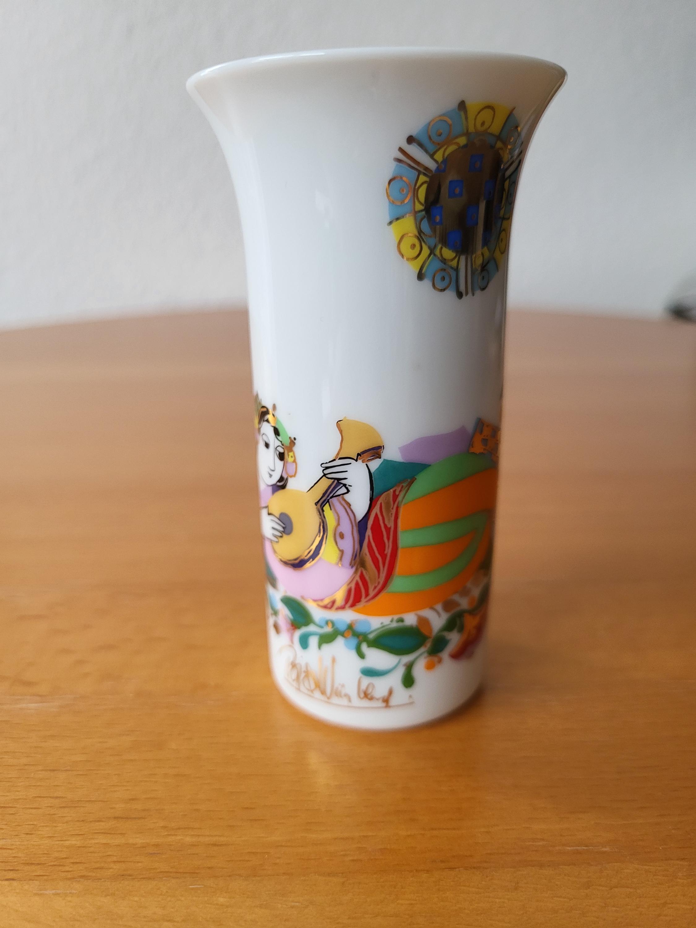 ローゼンタール、磁器製ミニ花瓶、スタジオラインシリーズ、ビョルン