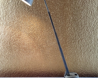 Vintage ERCO Telescopic Desk Lamp 1960s Adjustable Mid Century Modern Light 46 cm