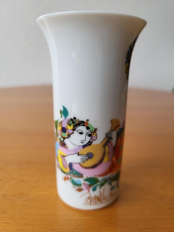 ローゼンタール、磁器製ミニ花瓶、スタジオラインシリーズ、ビョルン