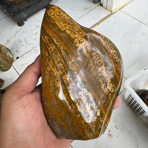 1.6Kg Polished Ocean Jasper or Heliotrope,  gemstone, crystal, Natural Stone, Healing Stone, Decorative Rock