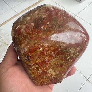 1.5Kg Polished Bloodstone Jasper or Heliotrope,  gemstone, crystal, Natural Stone, Healing Stone, Decorative Rock