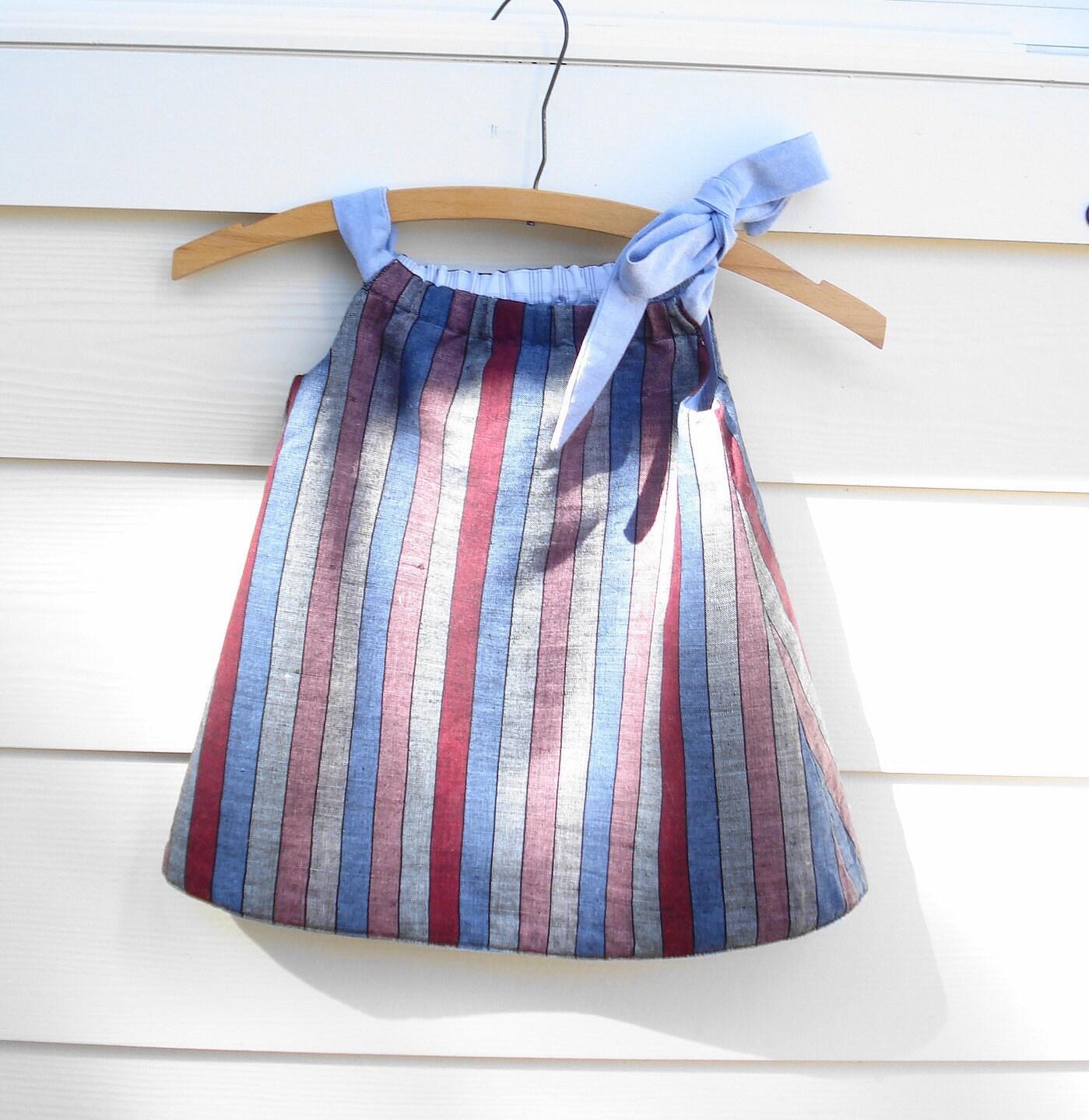 Little girls reversible dress/jumper made from reclaimed Etsy