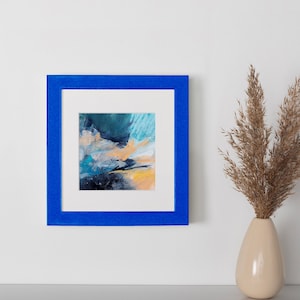 Marcos de madera personalizados / Marcos pequeños con paspartú / Marcos de madera hechos a mano para decoración de pared y regalos