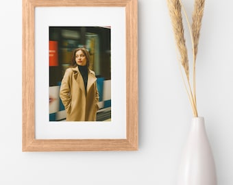 Handcrafted Wood Frame | Modern Matted Photo Display for Art & Photography | Elegant Home Décor Gift