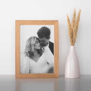 Cornici in legno fatte a mano / Cornici italiane premium minimaliste / Cornice in legno per poster, foto 4x6, 5x7, 8x10, 16x20, 18x24 Dimensioni personalizzate