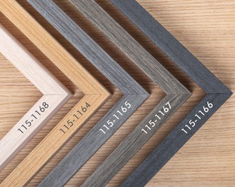 Handmade Picture Frame | Matted Photo Display | Minimal Modern Wood | Gallery Wall Decor | Custom Sizes