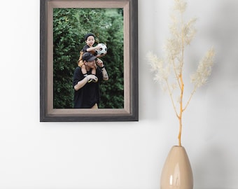 Handmade Wood Frame | Luxury Frames For Wall Art | High Quality Italian Mouldings | 4x6, 5x7, 8x10, 11x14, Custom Sizes | Home Decor Frames