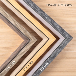 Modern Wooden Keepsake Picture Frame | Crafted from Premium Italian Mouldings | 4x6, 5x7, 8x10, 11x14, 16x20 Custom Sizes | Home Decor Frame