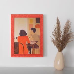 Framed Picture, Poster in Wood Frame | High Quality Italian Mouldings | 4x6, 5x7, 8x10, 11x14, 16x20 Custom Sizes | Elegant Home Decor