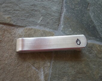 Acorn Aluminum Tie Bar / Tie Clip - Fiesta de boda - Regalo de padrino - Boda de otoño