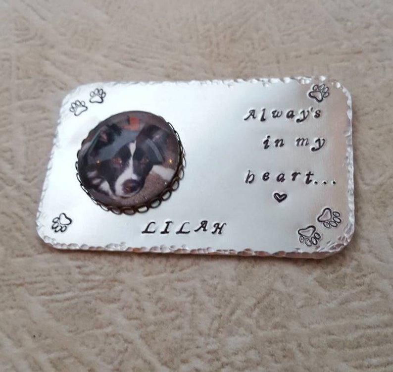 Personalized Fur Baby Custom Photo Pet Magnet Favorite Pet or In Remembrance Special Saying