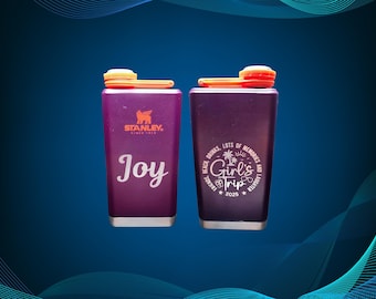 Personalized Stanley Flask: Engraved Gift for Groomsmen, Dad, or Her