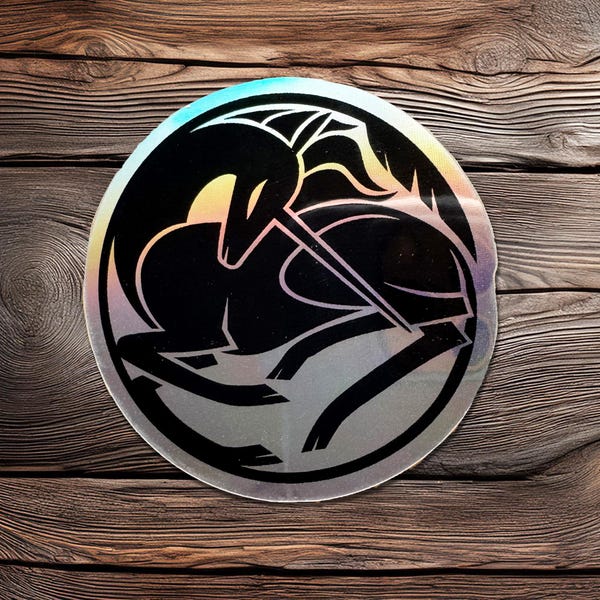 Unicorn Power Sticker - Vinyl- Mythical - Magic - Horse